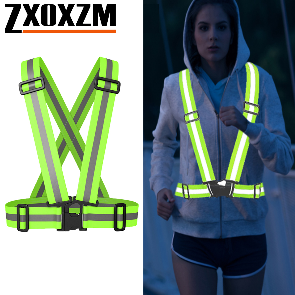 Reflective Vest Cycling - Gilet da corsa notturno da 1
