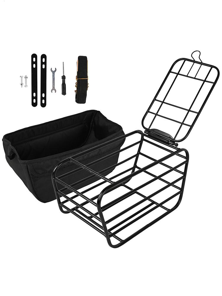Cycling To Commute - Cestino posteriore per bici, robusto organizer