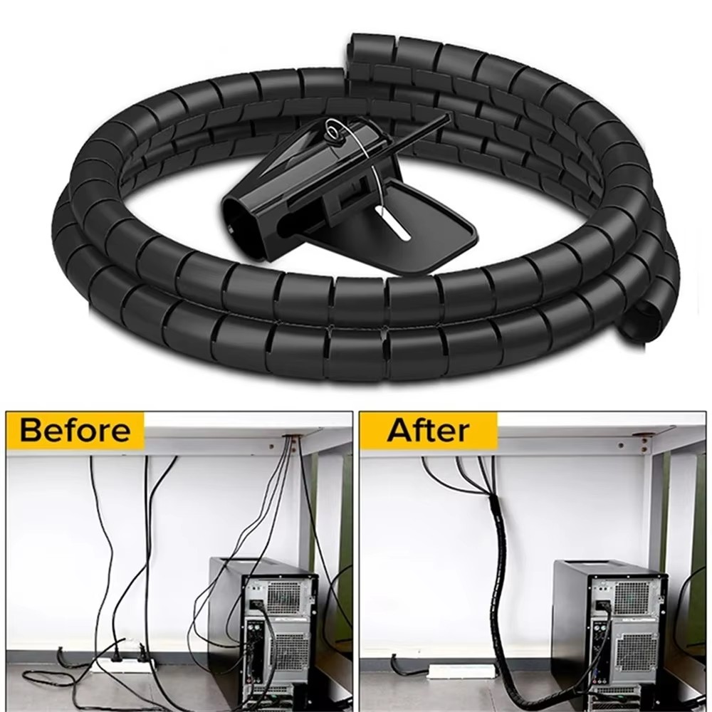 Cable Lock Flexible - Organizzatore Flessibile a Spirale per Cavi