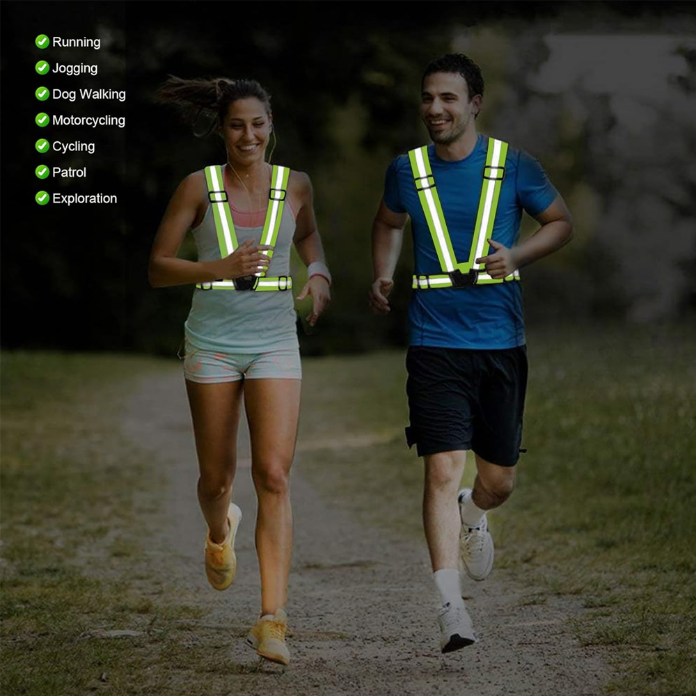 Gilet da corsa notturno da 1 p - Reflective Vest Cycling recensione e prezzo